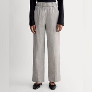 Everlane - The Easy Pant - CANVAS TAN / NAVY - Size Medium